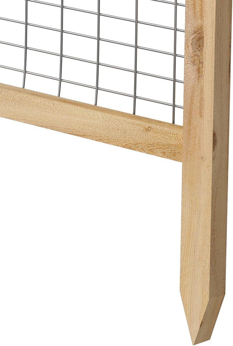 2 Pack 23.5" Cedar Garden Fence V7964