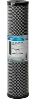 High Flow Oil Adsorbing Filter Cartridge, 20 inch x 4-1/2 inch Big Blue Filter H17106