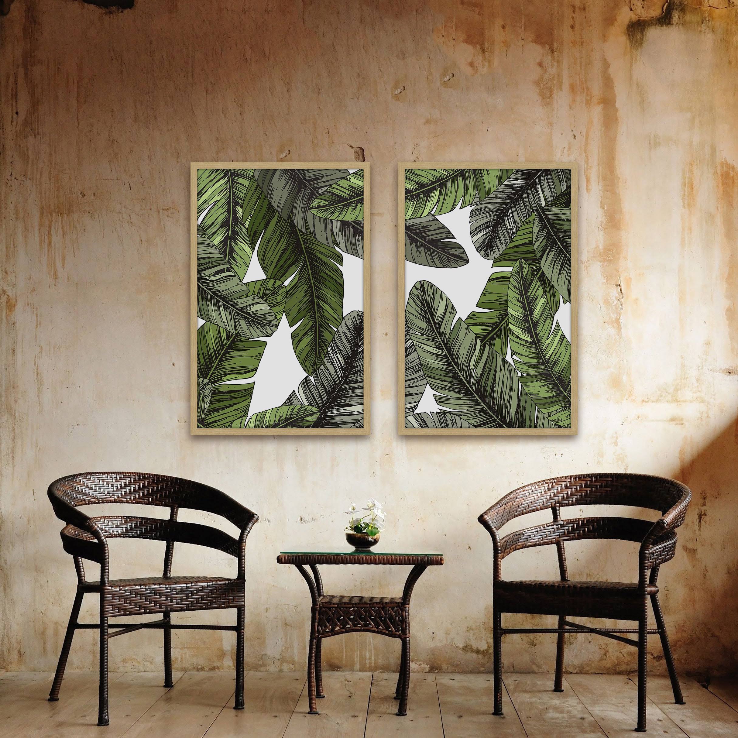 Brown Diptych D598213
