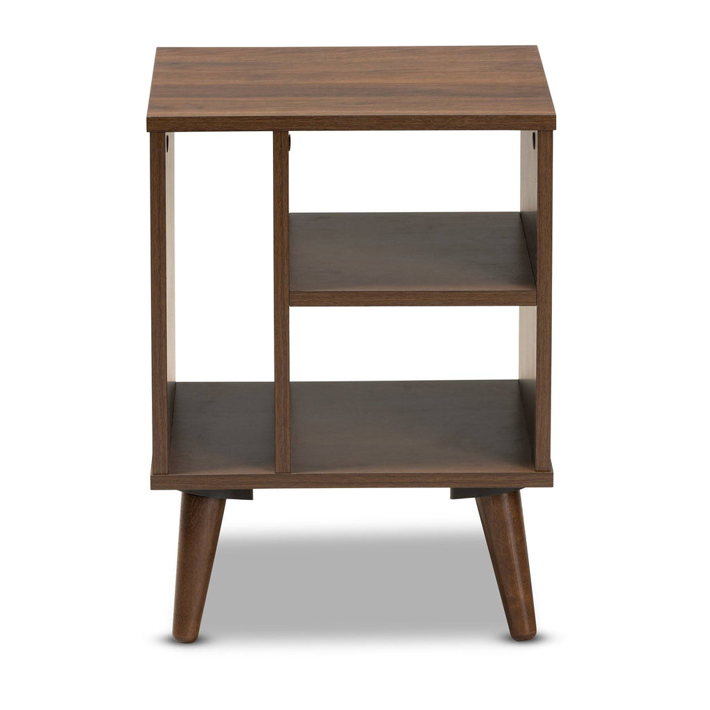 Walnut Wood End Table W2362