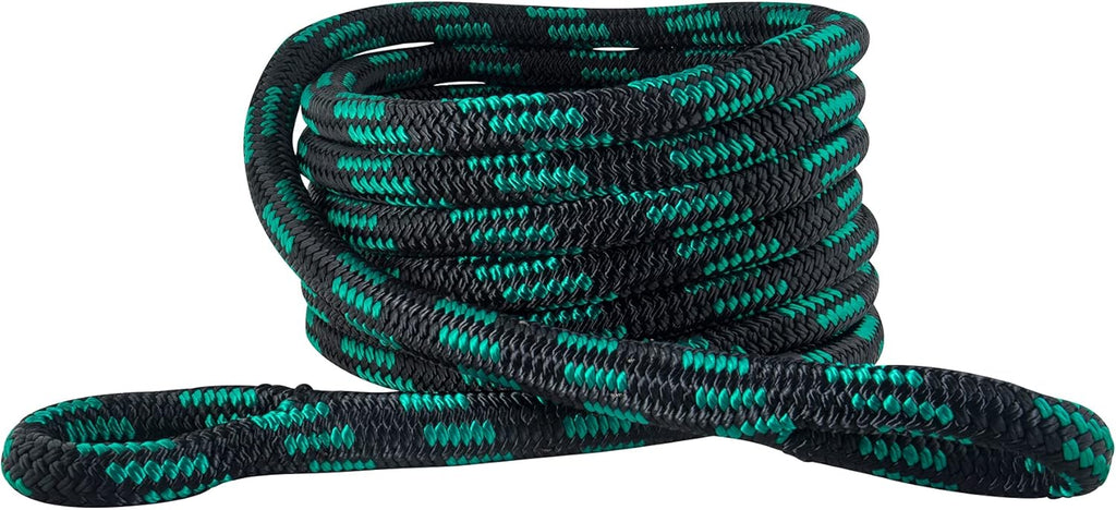 Heavy Duty Kinetic Recovery Tow Rope 33,200 Lbs 1 x 30’ Black and Green A66665