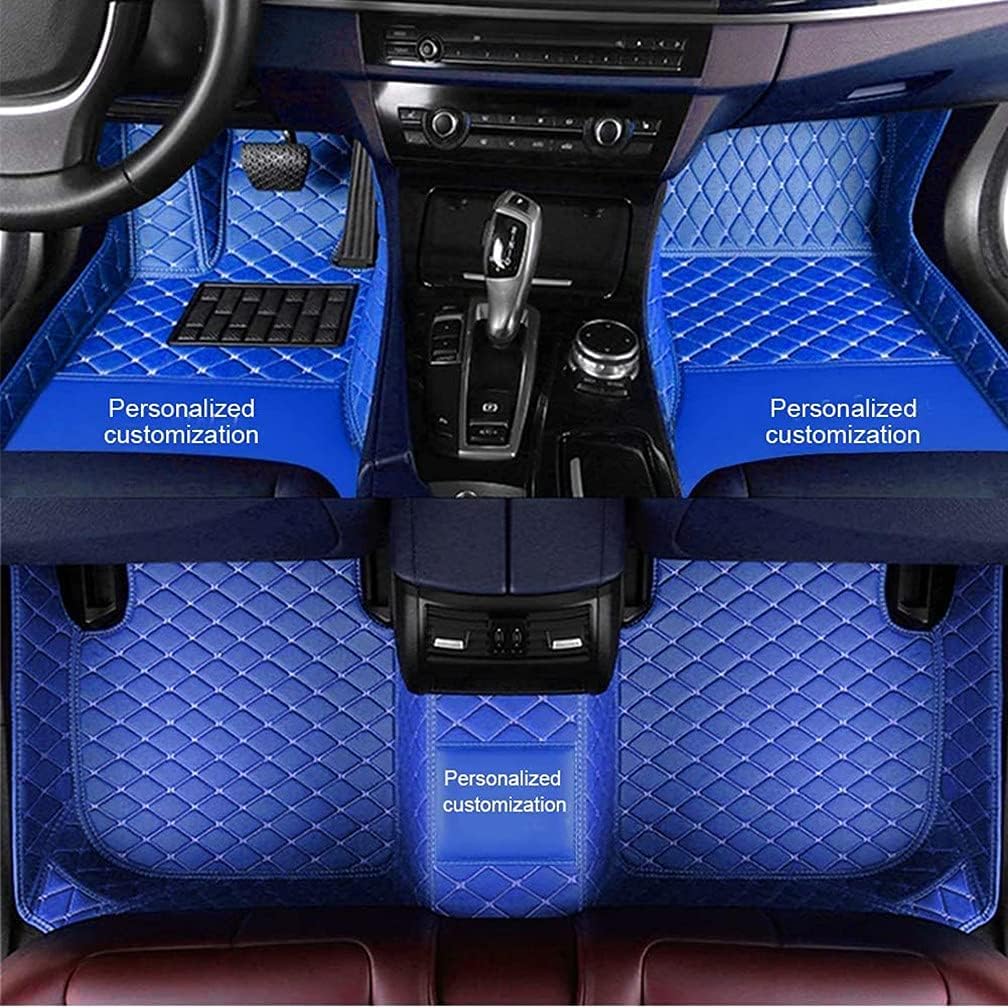 Red Waterproof Non-Slip Full Coverage Car Floor Mats H39384