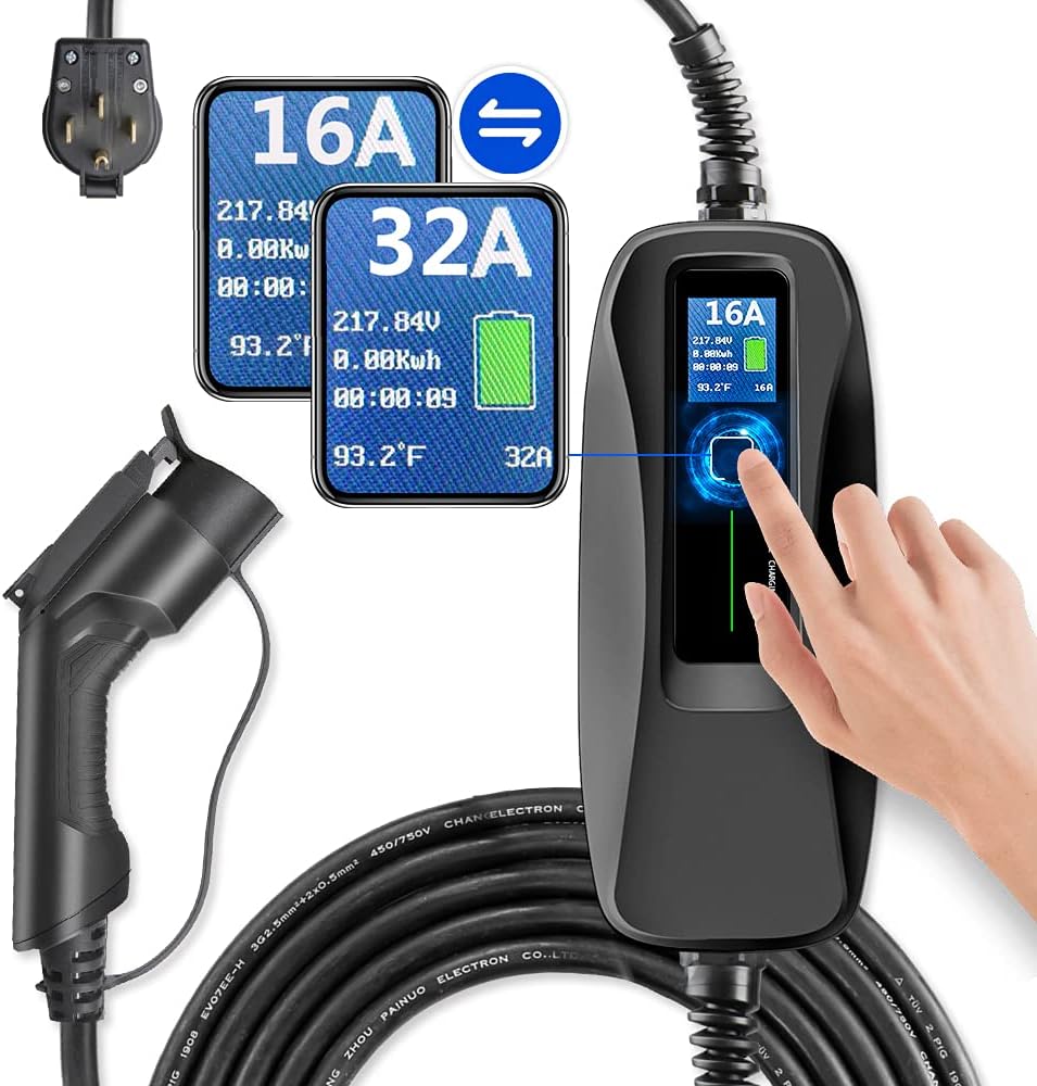 Portable Level 2 Electric Vehicle Charger 26ft W88514