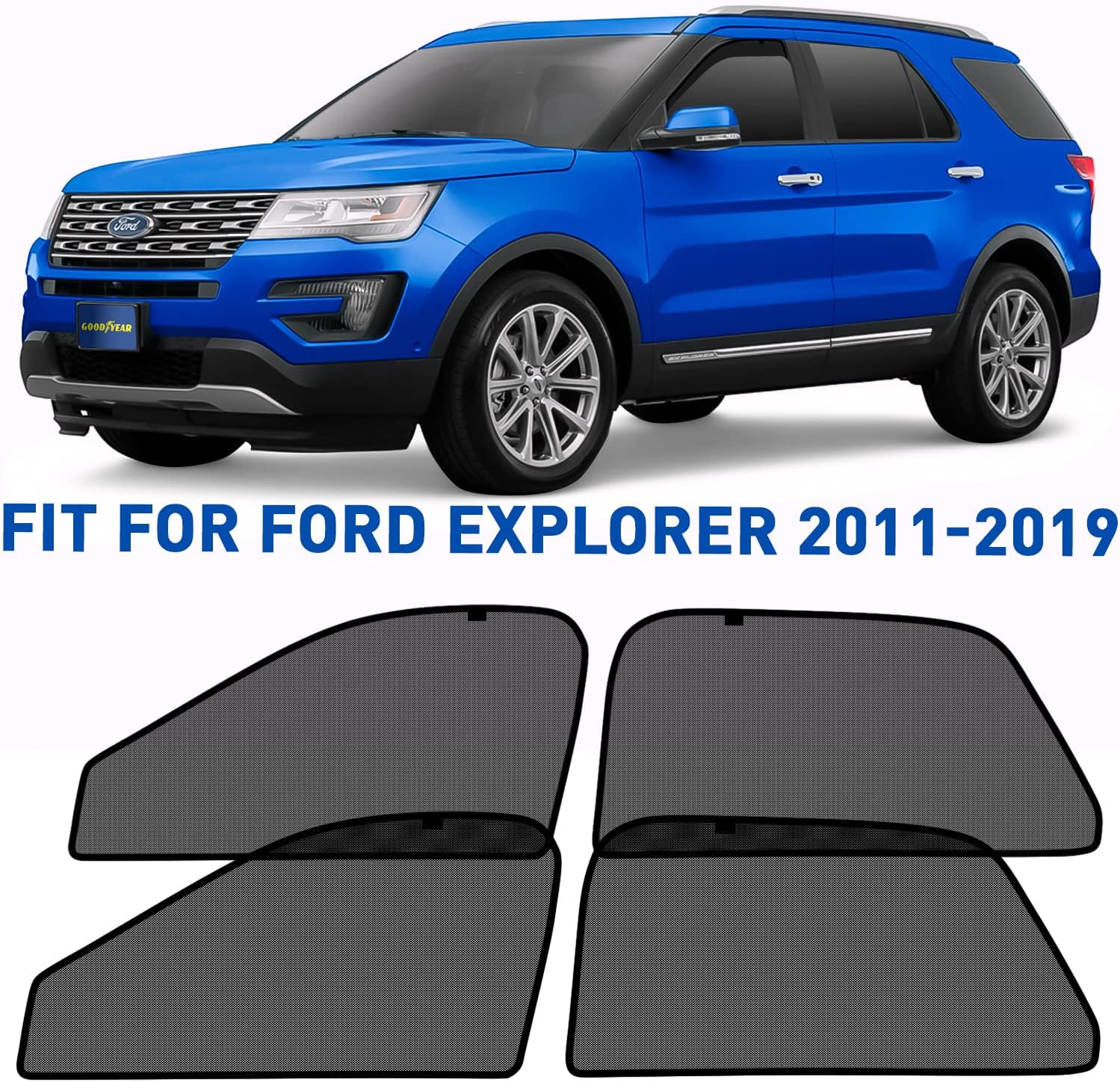 Magnetic Car Window Sunshade 4pcs X845