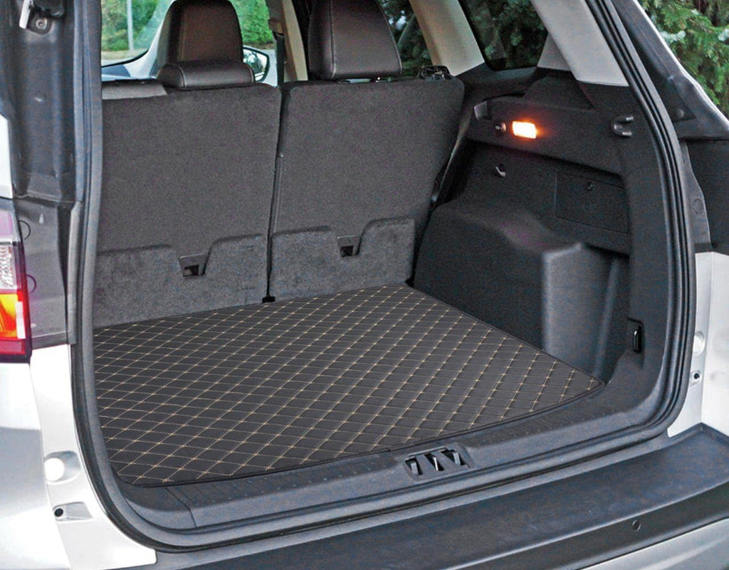 Luxury Padded PU Leather Trunk Mat Cargo Liner for Ford Escape Pack of 2 G52167