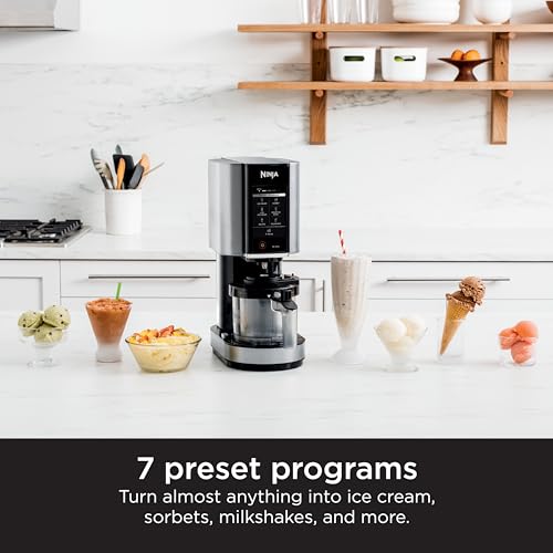Silver Ice Cream Maker with 2 Pint Containers & Lids G397012