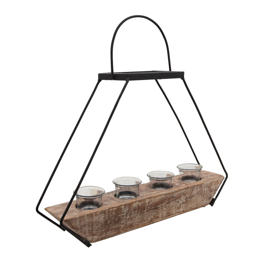 4-Tealight Holders with Handle Z533714
