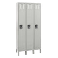 Light Grey Single Tier 3-Wide Locker X438397