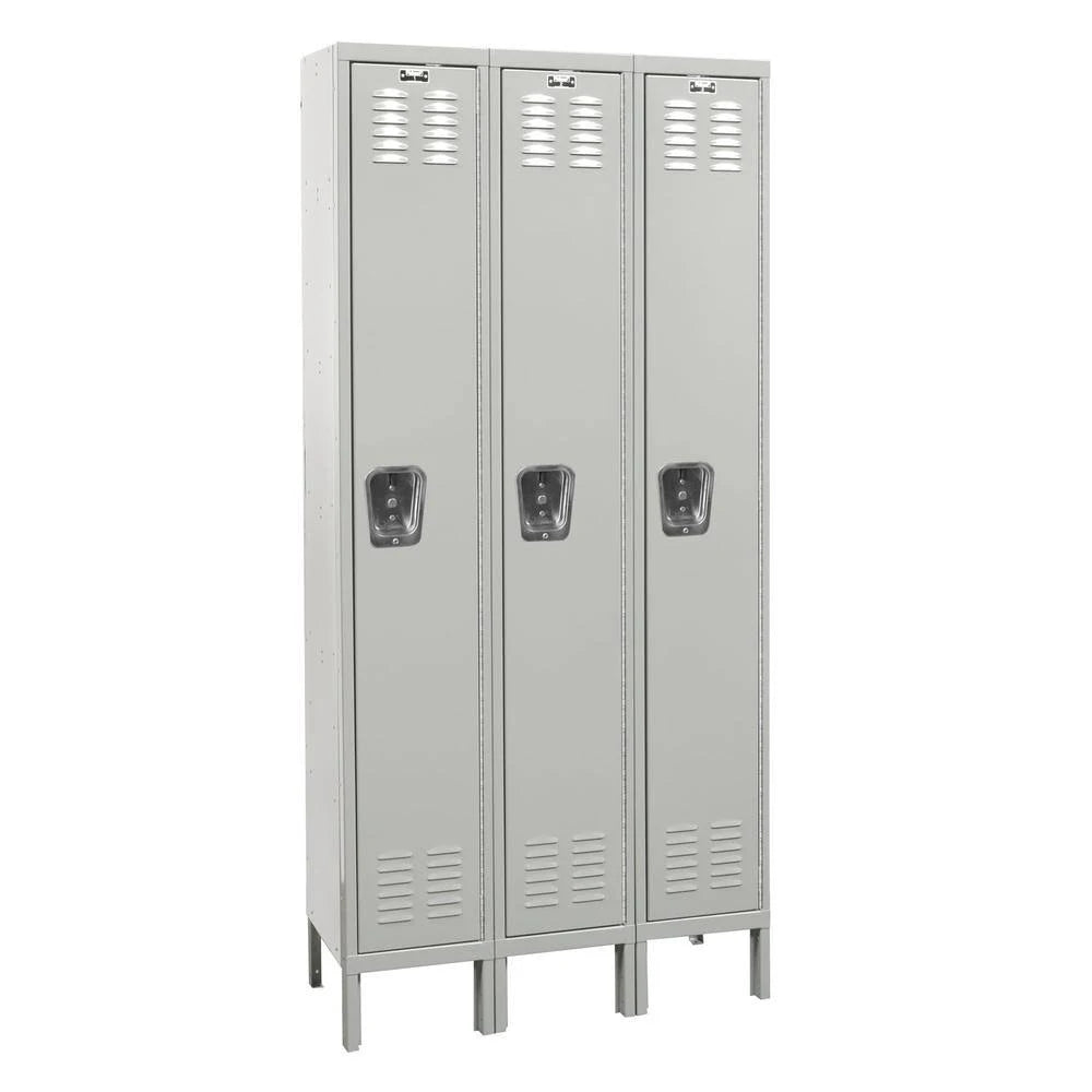 Light Grey Single Tier 3-Wide Locker X438397