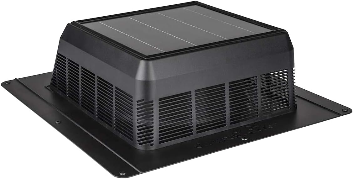 Solar Powered Polycarbonate Vent, 400 CFM M975