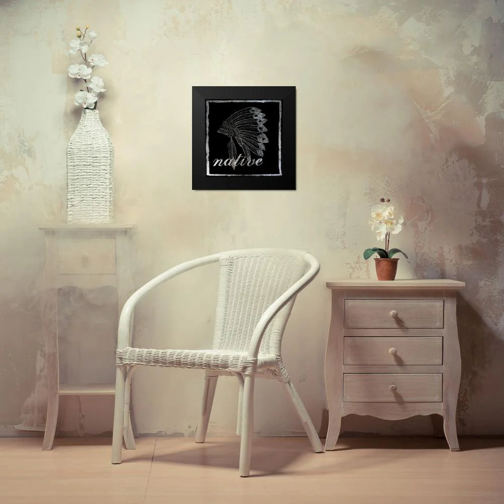 12x12 Black Framed Art Print M3466
