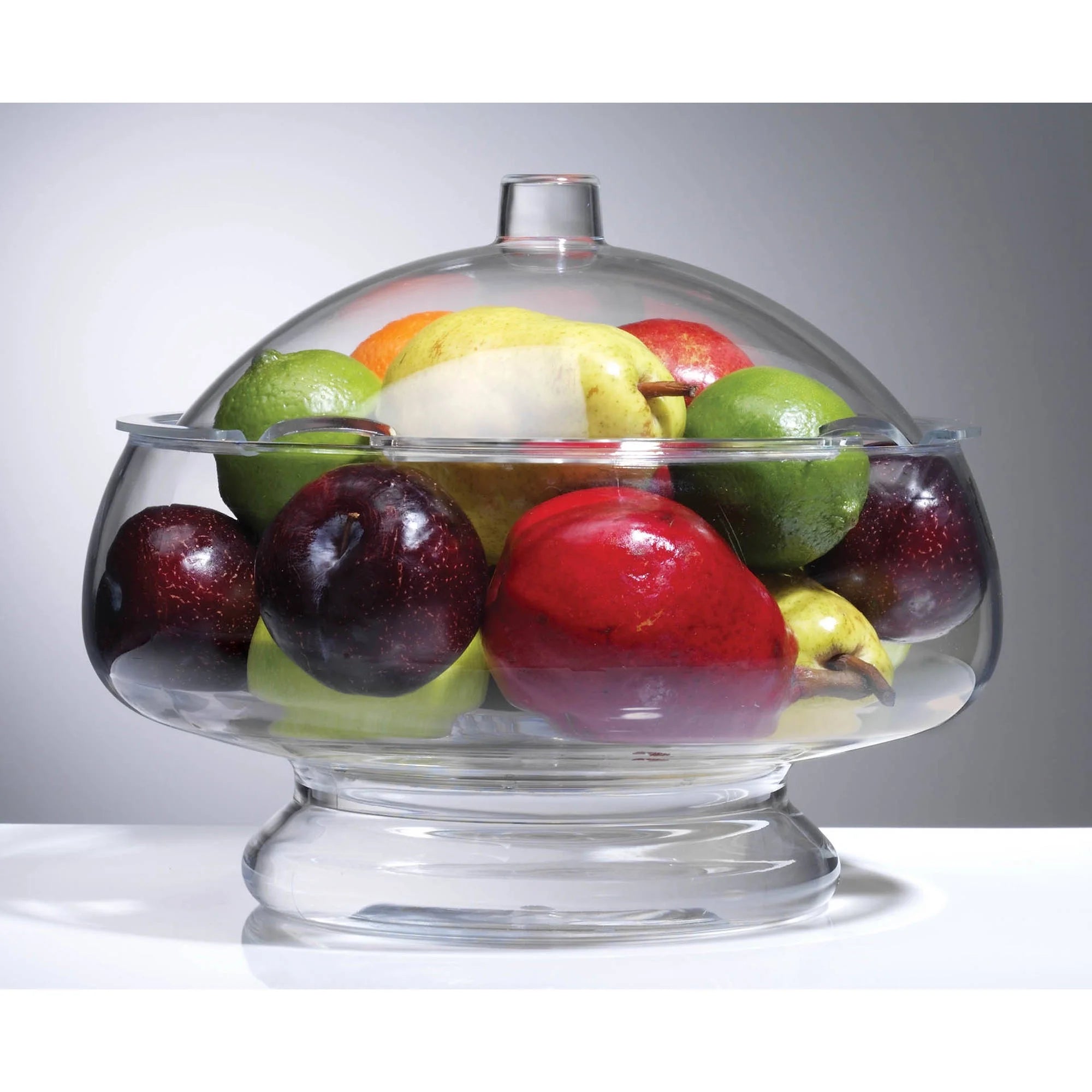 Acrylic Salad Bowl with Dome Lid R9020
