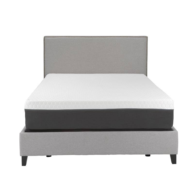 12x22 Cal King Memory Foam Mattress in White R551