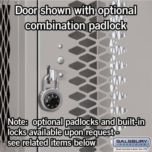 Gray Metal Locker H845790