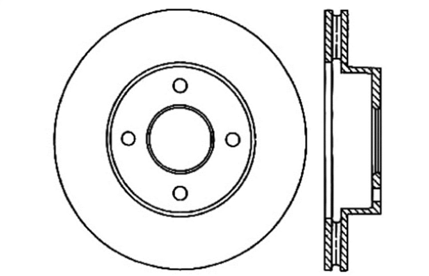 Slotted & Drilled Sport Brake Rotor U91797