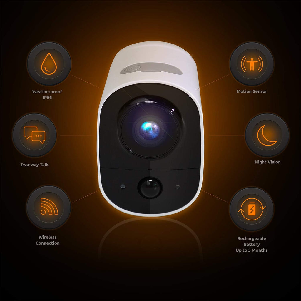 3 Pack 1080P Wireless Security Camera U6136