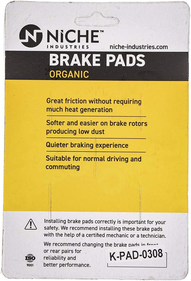 Organic Brake Pad Set Pack of 2 F248352