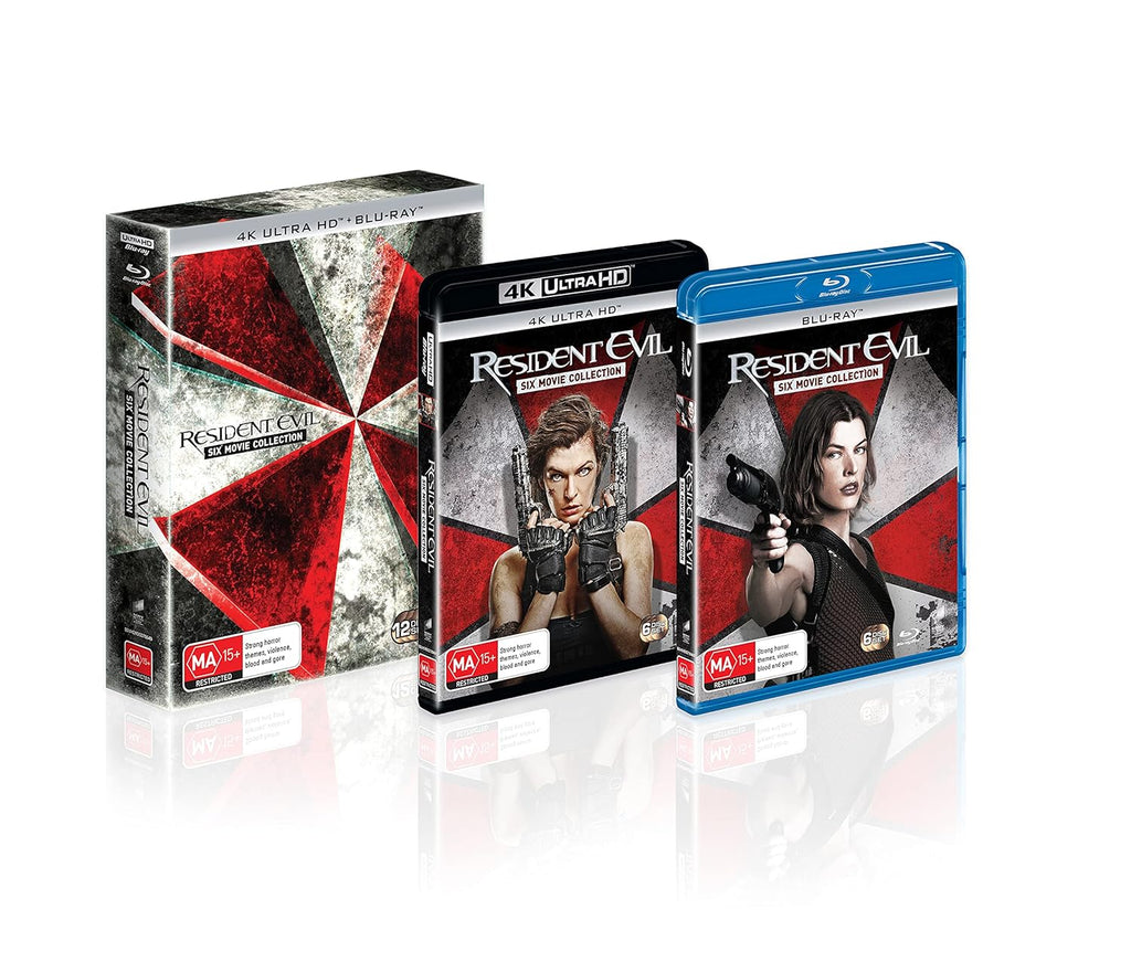 Resident Evil 6 Film 4K Collection Pack of 2 V196