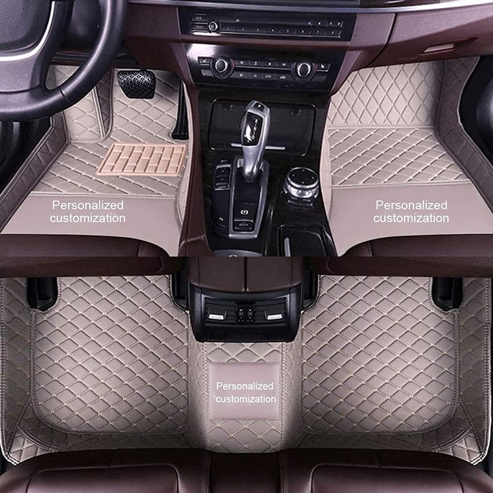 Red Waterproof Non-Slip Full Coverage Car Floor Mats H39384