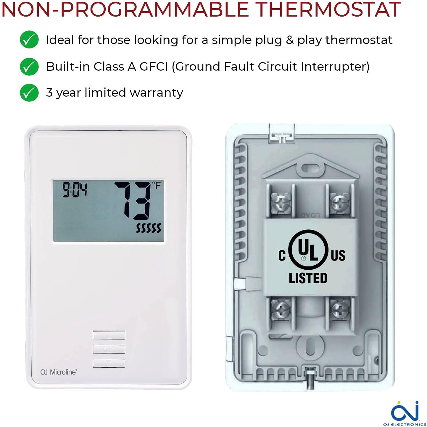 25 Sqft Electric Radiant Floor Heating Cable Set with Thermostat M8111