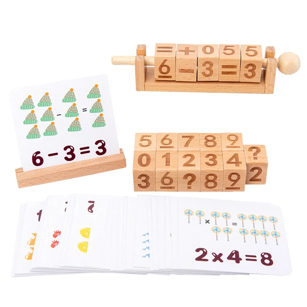 Wooden Learning String Toy Building Blocks V74922