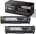 2 Pack Black Toner Cartridge for HP CP2025 CM2320 Printer K188786