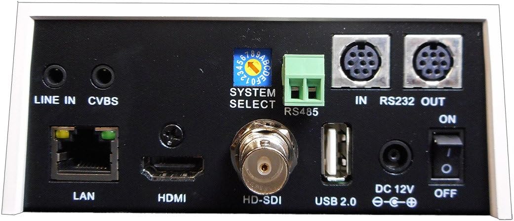 White PTZ IP Streaming Camera with HDMI and 3G-SDI Outputs U637754