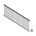 Matte Black Aluminum Decorative Rail Stair Kit F879889