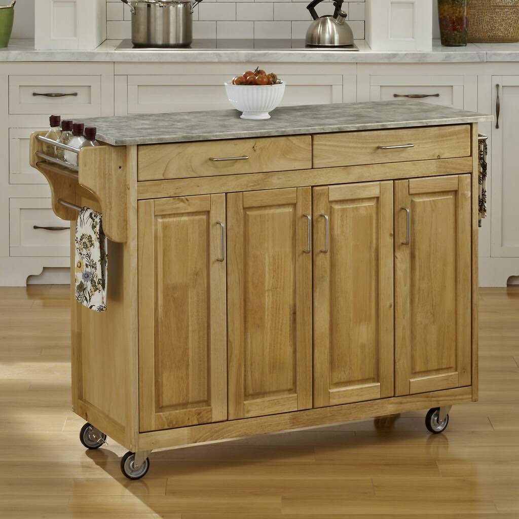 Natural Concrete Top Cart K1030