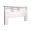 White Bookcase Headboard J269561