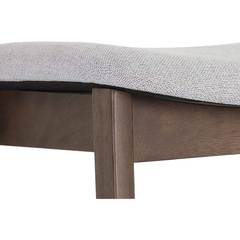 Wood Counter Table Set with 2 Counter Stools in Light Gray D69153