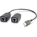 USB Over Cat5/Cat6 Extender - Up to 150ft - 1 x Network (RJ-45) D11040