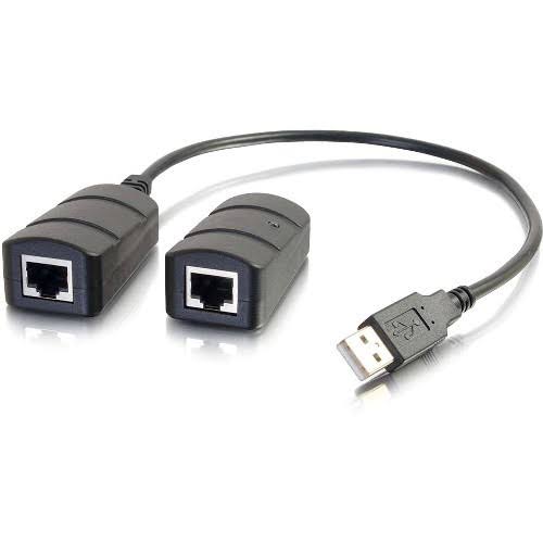 USB Over Cat5/Cat6 Extender - Up to 150ft - 1 x Network (RJ-45) D11040