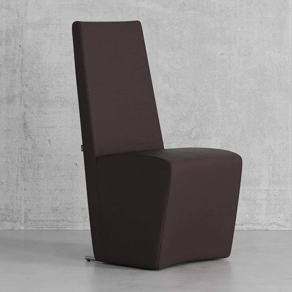 Brown High Back Modern Dining Chair Q353