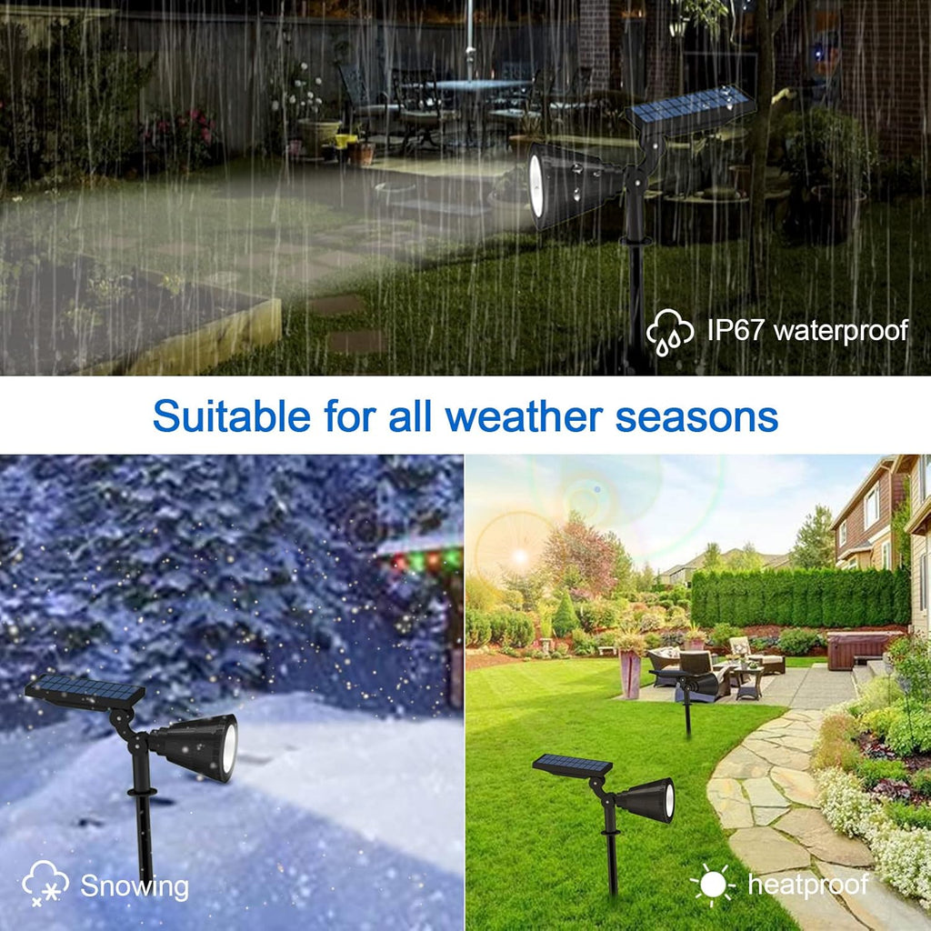 4 Pack Adjustable Solar Spot Lights K4391