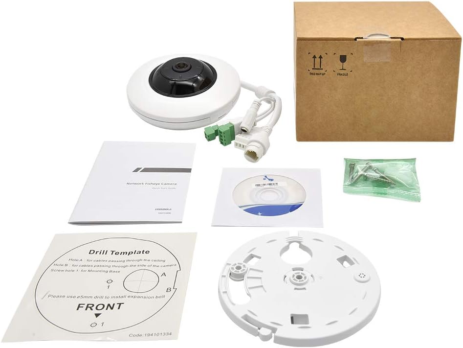 5 MP Fisheye Dome POE IP Camera B1797