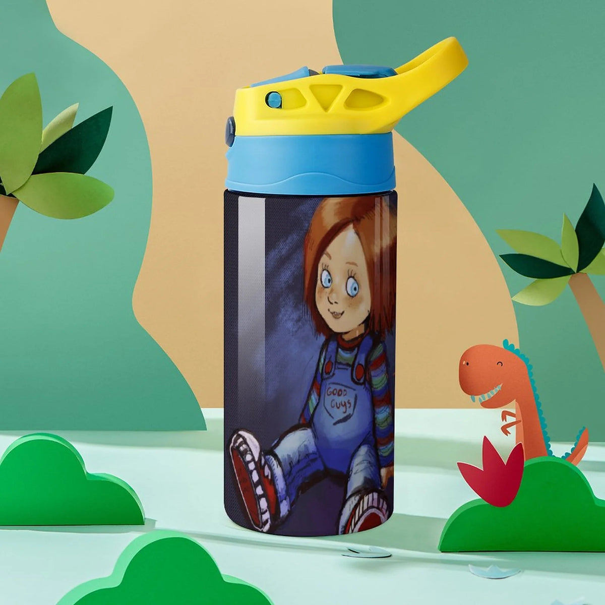 Insulated Stainless Steel Water Bottle with Straw Z5626