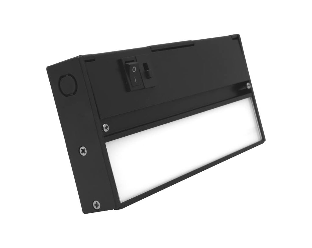 8 in. Black Selectable LED Under Cabinet Light A3477