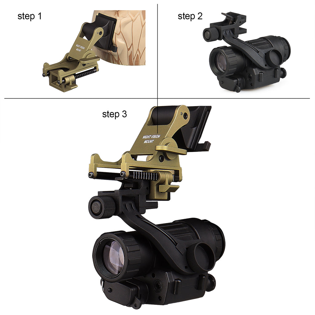 Full Metal NVG Helmet Mount Adapter U33936