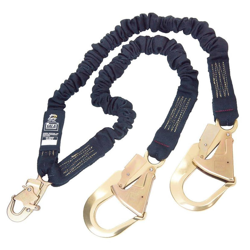 Arc Flash Shock-Absorbing Lanyard, Black S71634