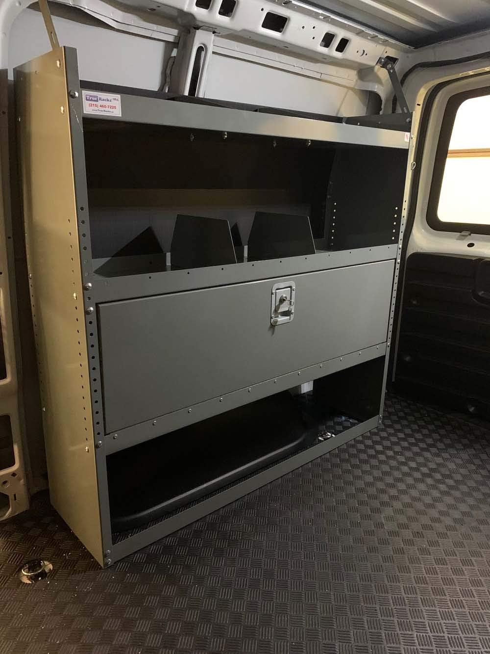 Van Shelving Storage Unit with Door Kit U218