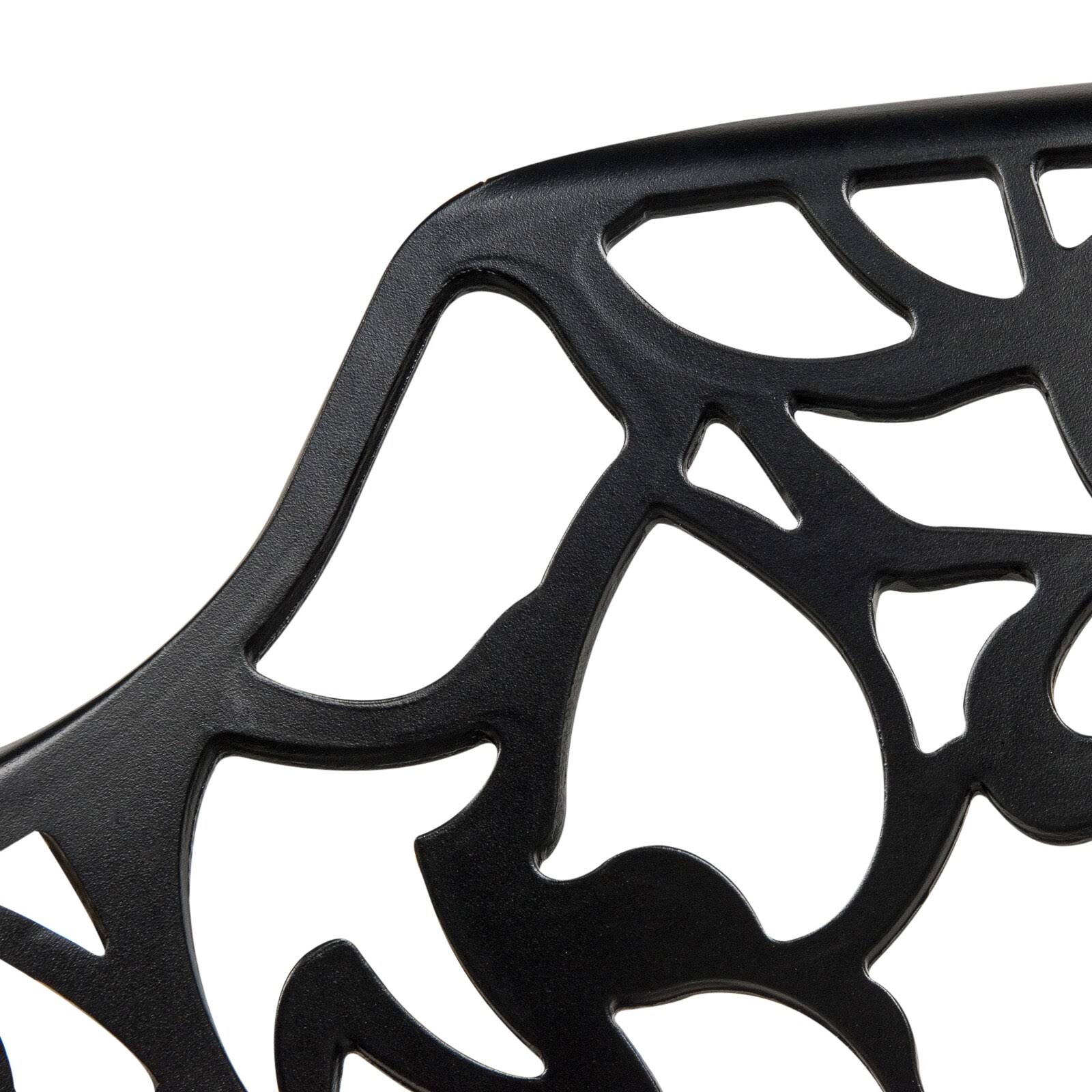 Black Aluminum Dining Chair (Set of 4) Y819