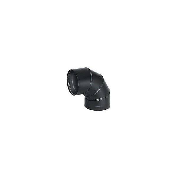 Black Double-Wall Elbow Q182
