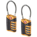 Orange TSA Cable Lock 2 Pack U36802