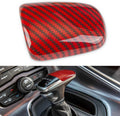 Red Carbon Fiber Gear Shift Knob Cover Trim G454110