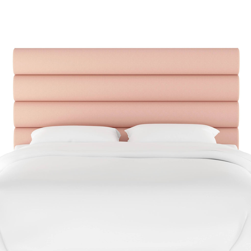 Twin Velvet Blush Headboard L663