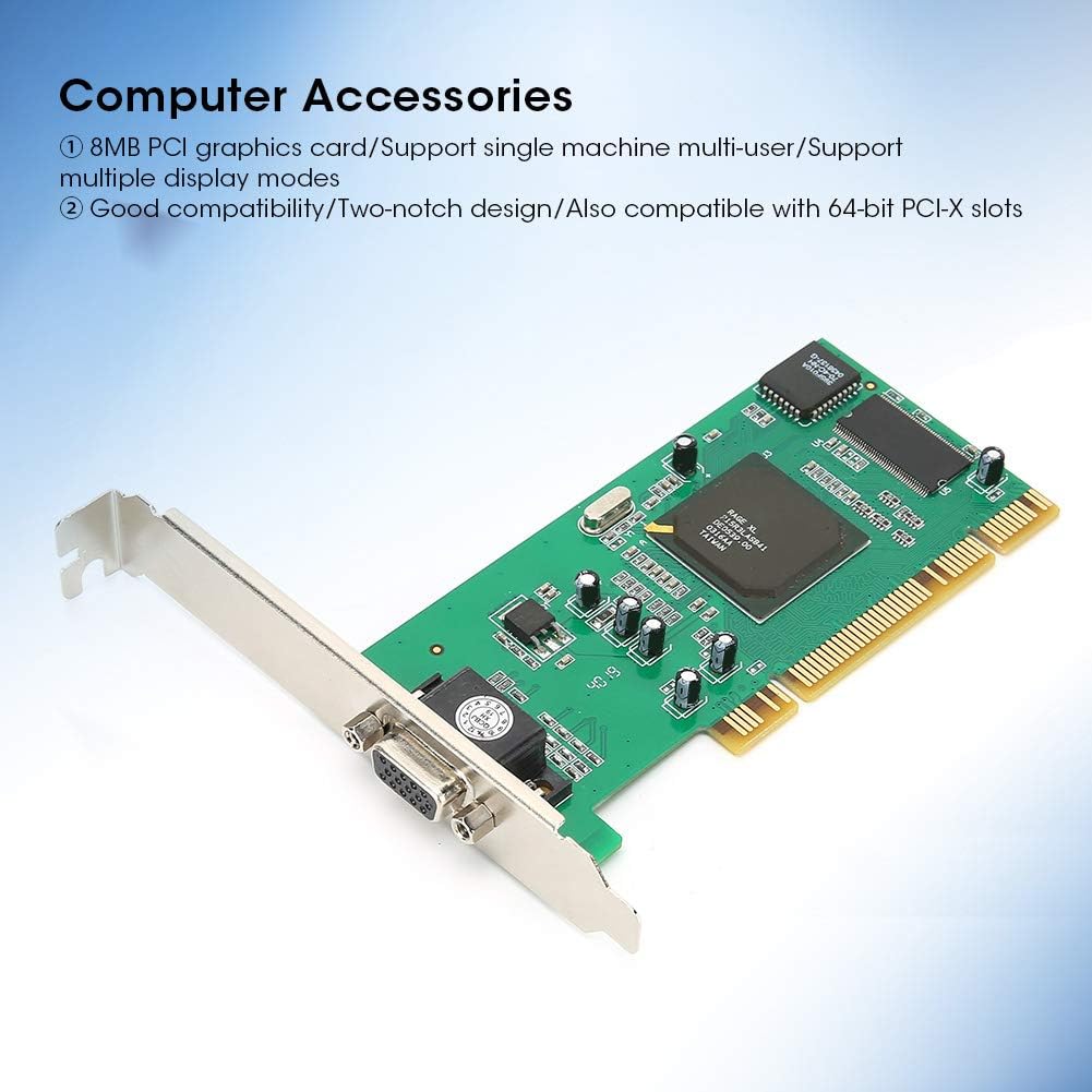8MB 32Bit PCI Low Profile VGA Video Card K74418