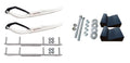 White MTX Snowmobile Skis Complete Kit N71183