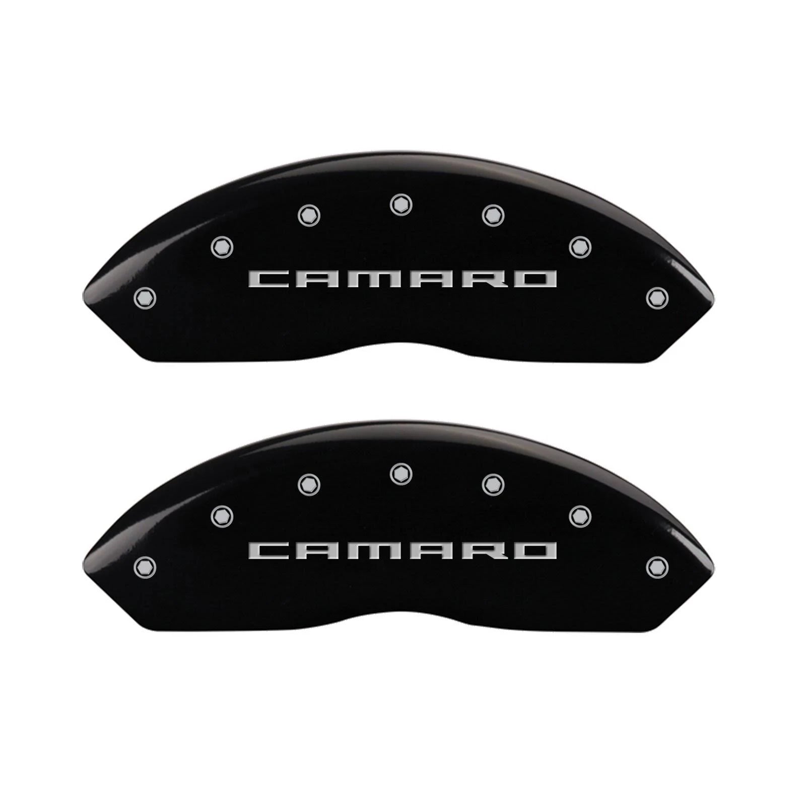 4 Caliper Covers Black Finish Silver CH Q326138