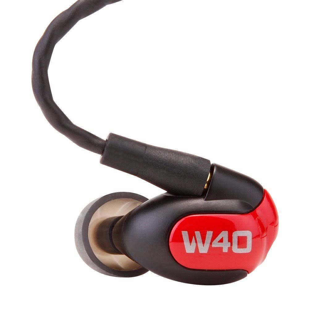 W40 Four-Driver Earphones with Microphone and MMCX Audio Cable S608